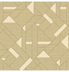 Обои Zambaiti Parati Trussardi VII 18948 Винил на флизелине (0,7x10,05) Бежевый/Золото, Абстракция/Геометрия