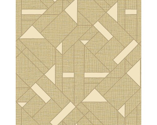 Обои Zambaiti Parati Trussardi VII 18948 Винил на флизелине (0,7x10,05) Бежевый/Золото, Абстракция/Геометрия
