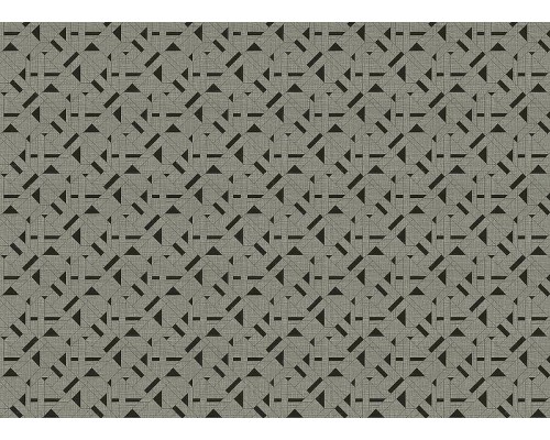 Обои Zambaiti Parati Trussardi VII 18950 Винил на флизелине (0,7x10,05) Серый/Черный, Абстракция/Геометрия