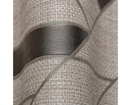 Обои Zambaiti Parati Trussardi VII 18950 Винил на флизелине (0,7x10,05) Серый/Черный, Абстракция/Геометрия