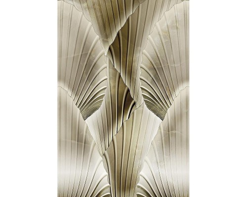 Панно Zambaiti Parati Trussardi VII 18970 Винил на флизелине (2x3) Коричневый/Бежевый, Абстракция/Листья