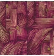 Панно Zambaiti Parati Trussardi VII 18986 Винил на флизелине (3x3) Красный, Абстракция/Геометрия