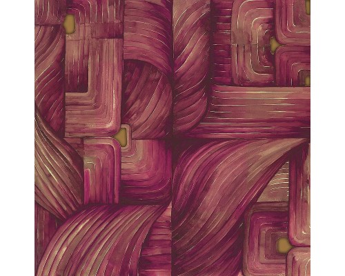 Панно Zambaiti Parati Trussardi VII 18986 Винил на флизелине (3x3) Красный, Абстракция/Геометрия