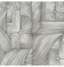 Панно Zambaiti Parati Trussardi VII 18987 Винил на флизелине (3x3) Серый, Абстракция/Геометрия