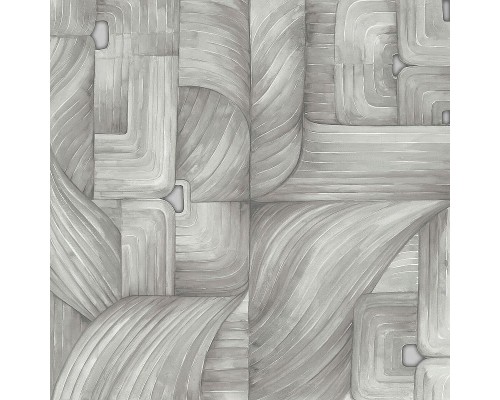 Панно Zambaiti Parati Trussardi VII 18987 Винил на флизелине (3x3) Серый, Абстракция/Геометрия