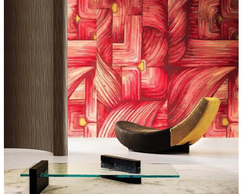 Панно Zambaiti Parati Trussardi VII 18987 Винил на флизелине (3x3) Серый, Абстракция/Геометрия