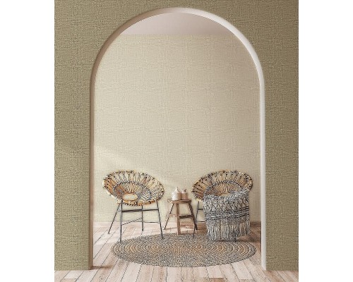 Обои Zambaiti Parati Savana 77507 Винил на флизелине (0,53x10,05) Коричневый, Рогожка