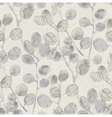 Обои Zambaiti Parati Savana 77509 Винил на флизелине (0,53x10,05) Серый/Бежевый, Листья