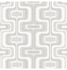 Обои Zambaiti Parati Savana 77522 Винил на флизелине (0,53x10,05) Белый/Серый/Серебряный, Геометрия