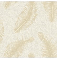 Обои Zambaiti Parati Savana 77529 Винил на флизелине (0,53x10,05) Бежевый, Перья