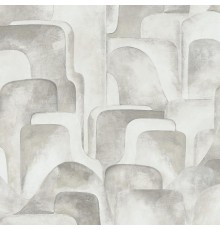 Обои Zambaiti Parati Savana 77530 Винил на флизелине (0,53x10,05) Серый, Абстракция/Геометрия