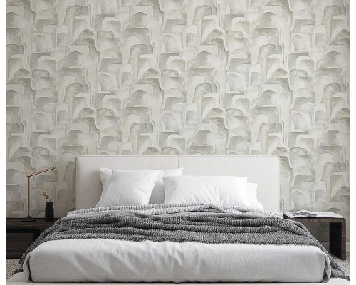 Обои Zambaiti Parati Savana 77530 Винил на флизелине (0,53x10,05) Серый, Абстракция/Геометрия