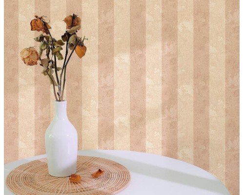 Обои Zambaiti Parati Savana 77531 Винил на флизелине (0,53x10,05) Бежевый/Серый, Полоса/Штукатурка