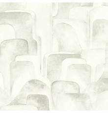 Обои Zambaiti Parati Savana 77534 Винил на флизелине (0,53x10,05) Белый/Серый, Абстракция/Геометрия