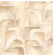 Обои Zambaiti Parati Savana 77540 Винил на флизелине (0,53x10,05) Коричневый/Бежевый, Абстракция/Геометрия