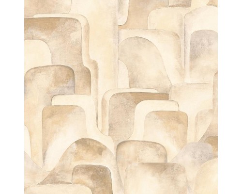 Обои Zambaiti Parati Savana 77540 Винил на флизелине (0,53x10,05) Коричневый/Бежевый, Абстракция/Геометрия