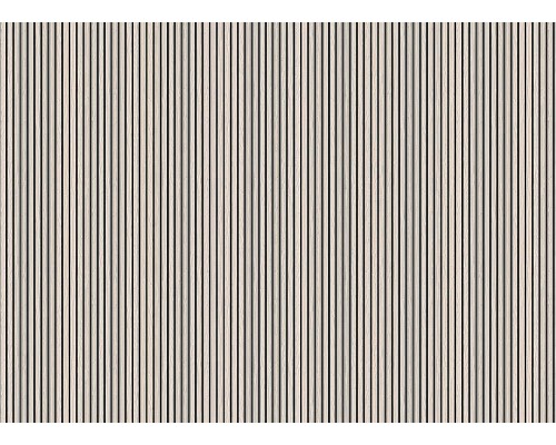 Обои Zambaiti Parati Savana 77544 Винил на флизелине (0,53x10,05) Бежевый/Черный, Под дерево/Полоса