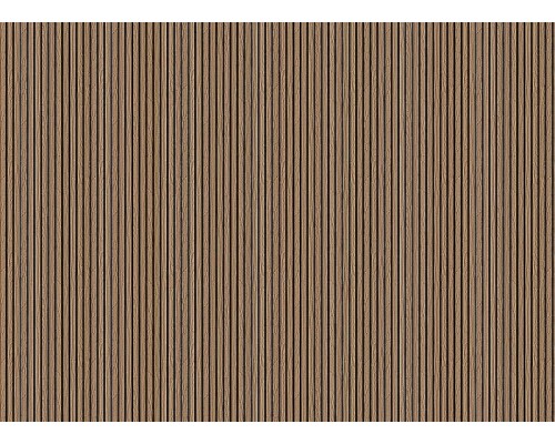 Обои Zambaiti Parati Savana 77551 Винил на флизелине (0,53x10,05) Коричневый/Черный, Под дерево/Полоса