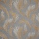Обои Fipar Platino R 23701 Винил на флизелине (1,06x10,05) Серый/Золото, Абстракция/Перья