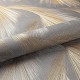 Обои Fipar Platino R 23701 Винил на флизелине (1,06x10,05) Серый/Золото, Абстракция/Перья