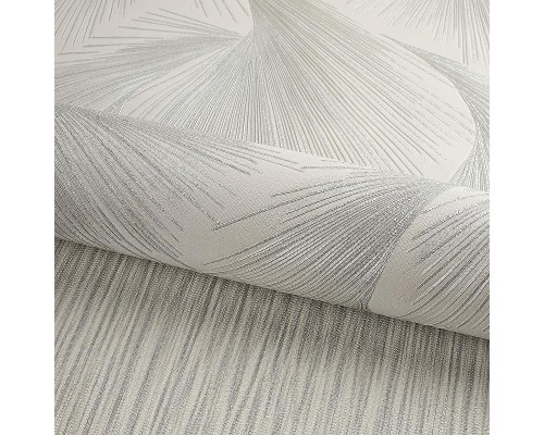 Обои Fipar Platino R 23705 Винил на флизелине (1,06x10,05) Серый, Абстракция/Перья