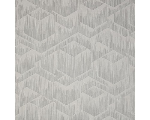 Обои Fipar Platino R 23706 Винил на флизелине (1,06x10,05) Серый/Серебряный, Геометрия