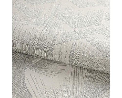 Обои Fipar Platino R 23706 Винил на флизелине (1,06x10,05) Серый/Серебряный, Геометрия