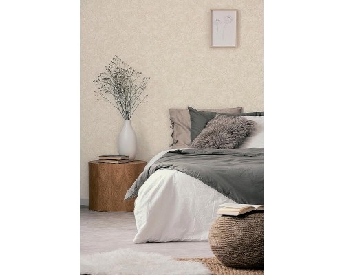 Обои Fipar Platino R 23737 Винил на флизелине (1,06x10,05) Бежевый/Серый, Штукатурка