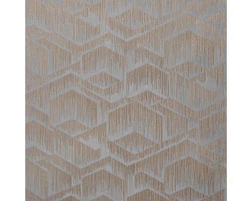 Обои Fipar Platino R 23703 Винил на флизелине (1,06x10,05) Серый/Серебряный/Бронзовый, Геометрия