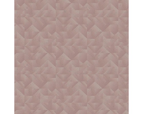Обои Zambaiti Parati Fuksas Z54533 Винил на флизелине (0,7x10,05) Розовый/Коричневый, Геометрия
