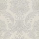 Обои Zambaiti Parati Tradizione Italiana 2025 Z21731 Винил на флизелине (0,53x10,05) Белый/Серый, Дамаск