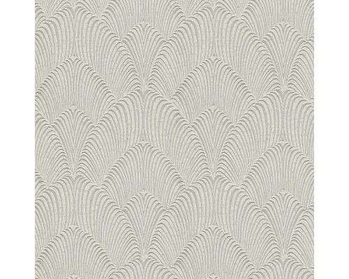 Обои Zambaiti Parati Tradizione Italiana 2025 Z21714 Винил на флизелине (0,53x10,05) Белый/Серый, Орнамент