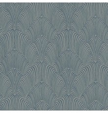 Обои Zambaiti Parati Tradizione Italiana 2025 Z21718 Винил на флизелине (0,53x10,05) Синий/Голубой, Орнамент