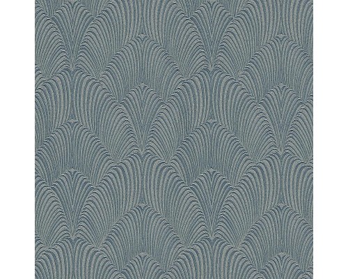 Обои Zambaiti Parati Tradizione Italiana 2025 Z21718 Винил на флизелине (0,53x10,05) Синий/Голубой, Орнамент