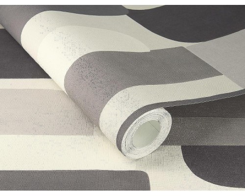 Обои RASCH Garden 330502 Винил на флизелине (0,53x10,05) Серый, Геометрия