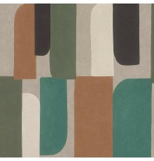 Обои RASCH Garden 330526 Винил на флизелине (0,53x10,05) Разноцветный, Геометрия