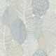 Обои RASCH Garden 867114 Винил на флизелине (0,53x10,05) Бежевый/Зеленый/Бирюзовый, Листья