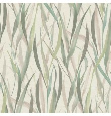 Обои RASCH Garden 330212 Винил на флизелине (0,53x10,05) Бежевый/Зеленый/Коричневый, Листья