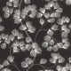 Обои RASCH Garden 866926 Винил на флизелине (0,53x10,05) Черный, Листья