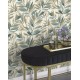 Обои RASCH Garden 867640 Винил на флизелине (0,53x10,05) Бежевый/Зеленый, Листья