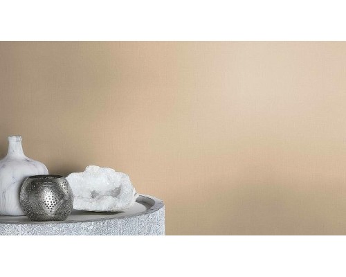 Обои RASCH Garden 690774 Винил на флизелине (0,53x10,05) Бежевый, Однотонные/Рогожка