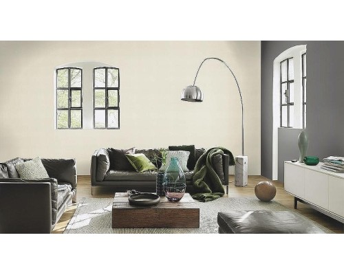 Обои RASCH Garden 690712 Винил на флизелине (0,53x10,05) Бежевый, Однотонные/Рогожка