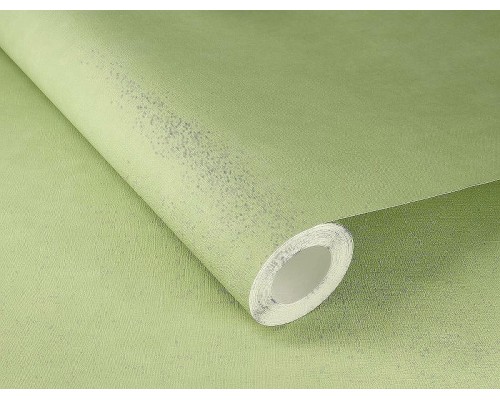 Обои RASCH Garden 330052 Винил на флизелине (0,53x10,05) Зеленый, Однотонные/Рогожка