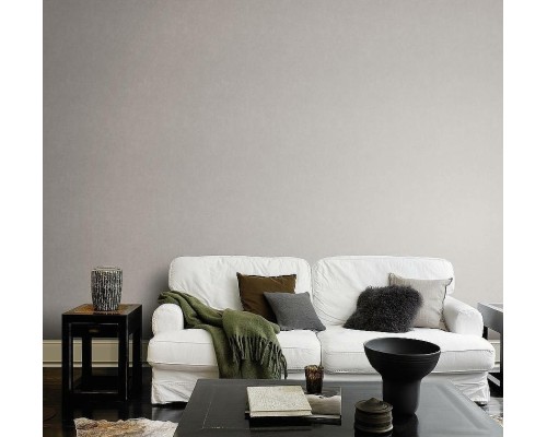 Обои RASCH Garden 330083 Винил на флизелине (0,53x10,05) Серый, Однотонные/Рогожка