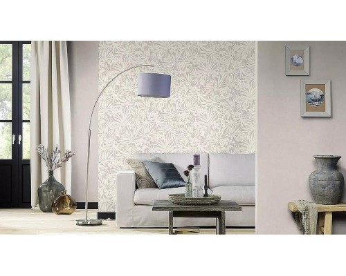 Обои RASCH Garden 330076 Винил на флизелине (0,53x10,05) Серый, Однотонные/Рогожка