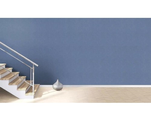 Обои RASCH Garden 330090 Винил на флизелине (0,53x10,05) Синий, Однотонные/Рогожка