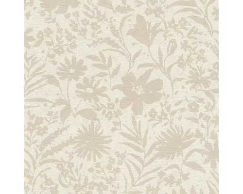 Обои RASCH Garden 330403 Винил на флизелине (0,53x10,05) Бежевый, Цветы