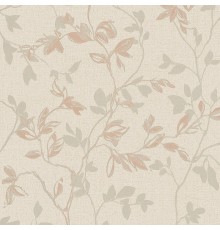 Обои Marburg City Romance 35001 Винил на флизелине (1,06x10,05) Серый/Бежевый, Листья