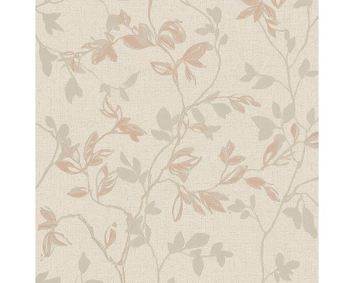 Обои Marburg City Romance 35001 Винил на флизелине (1,06x10,05) Серый/Бежевый, Листья