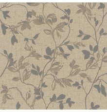 Обои Marburg City Romance 35004 Винил на флизелине (1,06x10,05) Бежевый/Серый, Листья